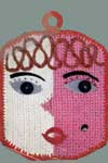 funny face pot holder pattern