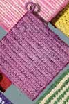 shaded purples pot holder pattern