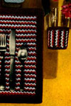 navajo place mat and glass jacket pattern