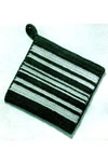 striped hot dish holder